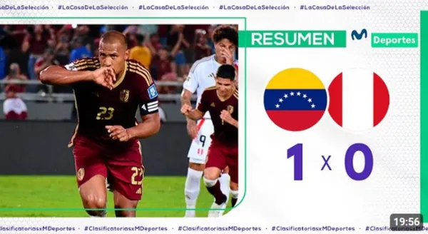 Venezuela vs Peru por Eliminatorias al Mundial 2026