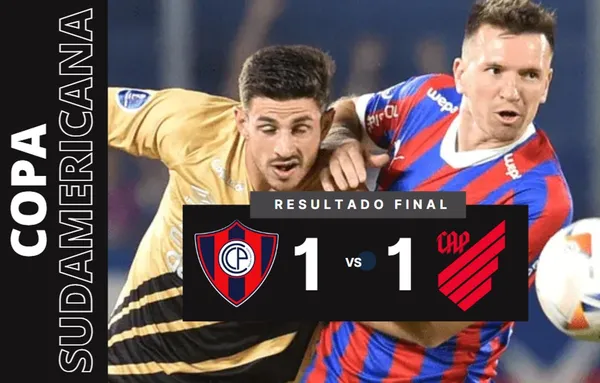 Cerro Porteño y Athletico Paranaense igualaron por los playoffs de la Copa Sudamericana – VIDEO