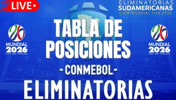 Tabla de posiciones de las Eliminatorias Sudamericanas al Mundial 2026 con Argentina como líder absoluto