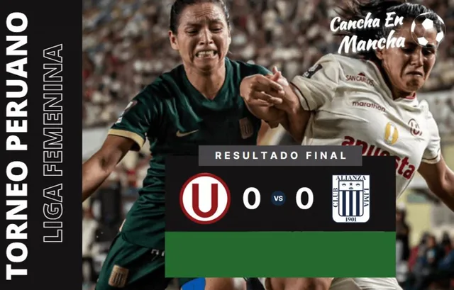 Universitario y Alianza Lima empataron &#8211; Composición: Cancha en Macha