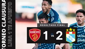 Volteada celeste: Sporting Cristal le volteó el partido a Sport Huancayo por el Torneo Clausura – VIDEO