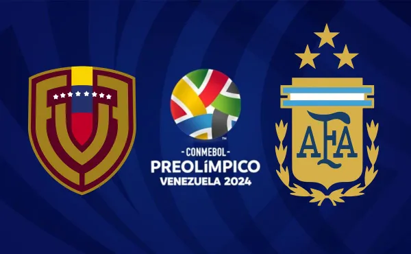 ¿Cuándo juegan Argentina y Venezuela en el Preolímpico Sub-23? Hora y donde ver el cuadrangular final 2024