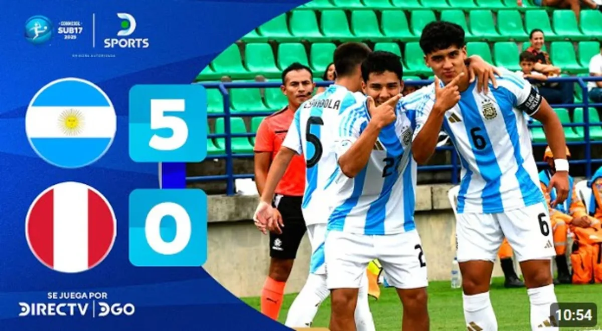 Perú vs Argentina Sudamericano Sub-17 2025