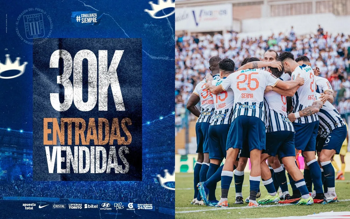 ¡Casi Agotadas!: Venta de entradas para el Alianza Lima vs. Sporting Cristal