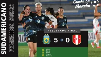 VIDEO RESUMEN: Perú tuvo una dura caída ante Argentina por el Sudamericano de fútbol femenino sub-20