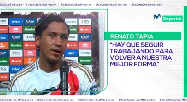 Renato Tapia tras Perú vs Venezuela por Eliminatorias 2026