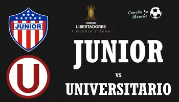 Alineaciones confirmadas entre Universitario vs Junior por la Fase de Grupos de la Copa Libertadores