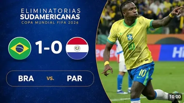 Brasil vs Paraguay Eliminatorias al Mundial 2026