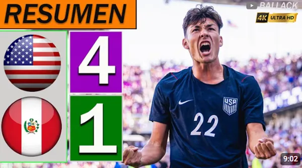 Duro golpe: Perú cayó goleado ante Estados Unidos en la fecha FIFA – VIDEO