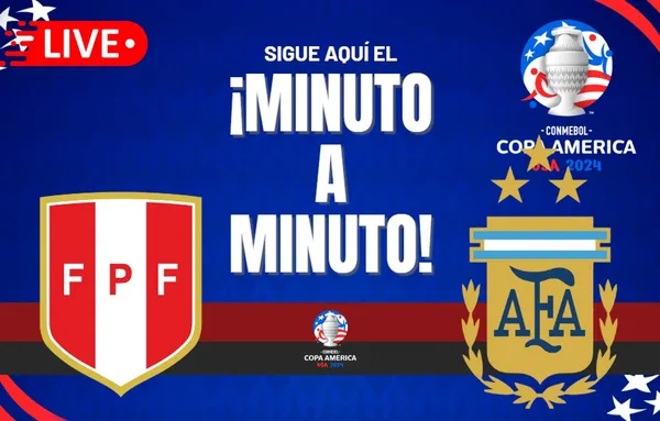 Perú vs. Argentina EN VIVO y EN DIRECTO: Sigue el minuto a minuto de la Bicolor en la Copa América