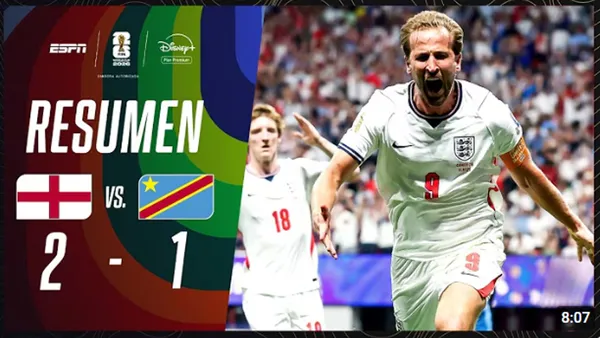 De la mano de Harry Kane: Inglaterra eliminó a Congo y ahora chocará con México en octavos del Mundial 2026 – VIDEO