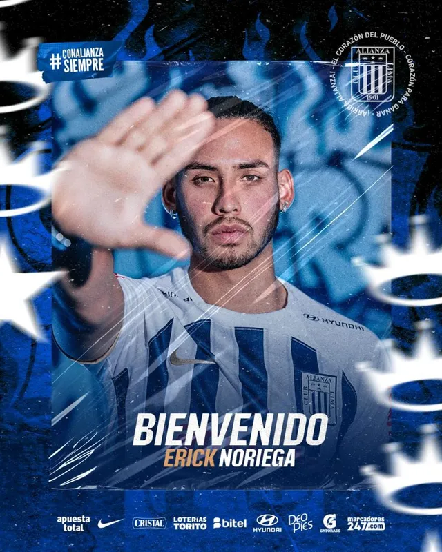 Erick Noriega firmó por Alianza Lima &#8211; Foto: Alianza Lima