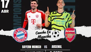 Alineaciones de Bayern Munich y Arsenal para el encuentro por los cuartos de final de la Champions League