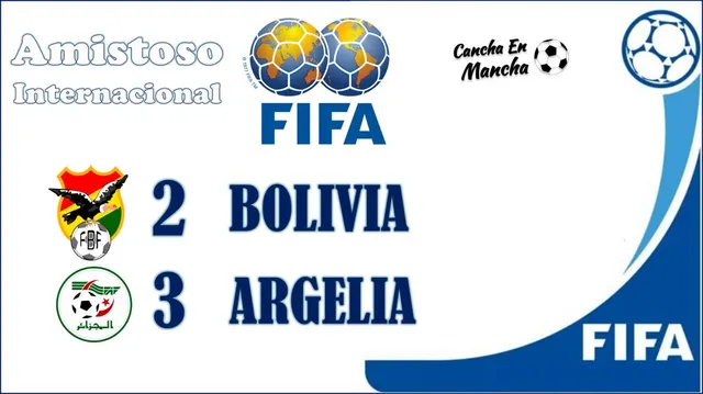 Argelia venció a Bolivia &#8211; Composición: Cancha en Mancha