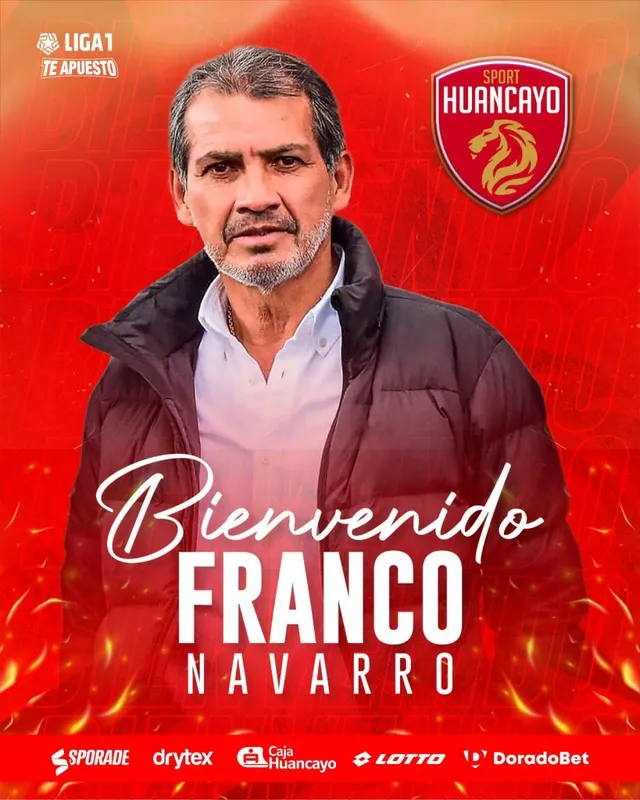 Franco Navarro DT de Sport Huancayo &#8211; Foto: Sport Huancayo 