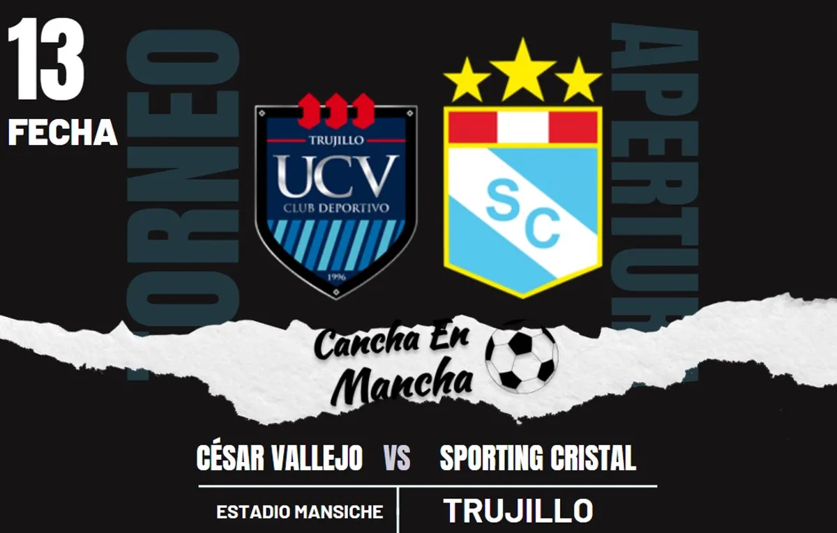 EN VIVO Sporting Cristal vs.César Vallejo: Sigue el minuto a minuto del encuentro por el Torneo Apertura