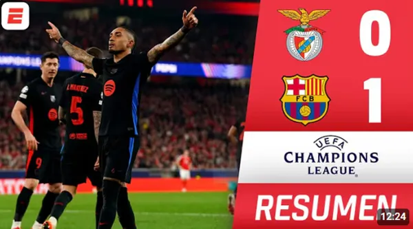 Benfica vs Barcelona 2025