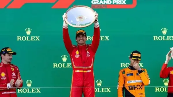 FÓRMULA 1: Carlos Sainz se corona en el Gran Premio de Australia mientras Max Verstappen abandona la carrera