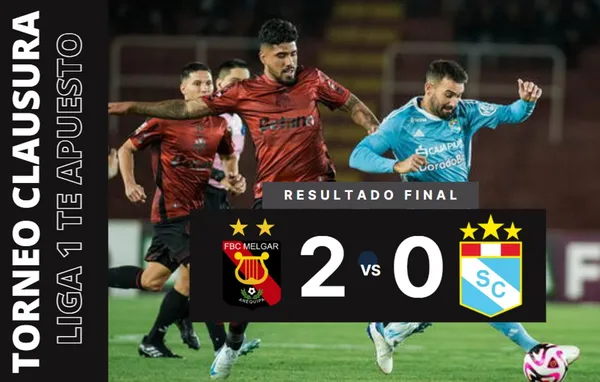 Rugió el Misti: Melgar venció a Sporting Cristal y se mete en la pelea – VIDEO