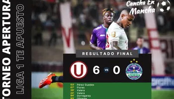 VIDEO RESUMEN: Universitario es el nuevo líder del Torneo Apertura tras arrollar a Comerciantes Unidos