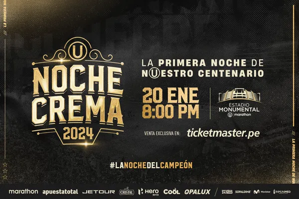 Se confirma el canal encargado de la transmisión exclusiva de la Noche Crema 2024