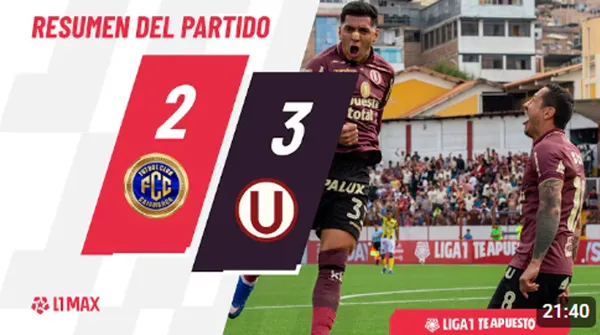 FC Cajamarca vs Universitario Torneo Clausura 2026