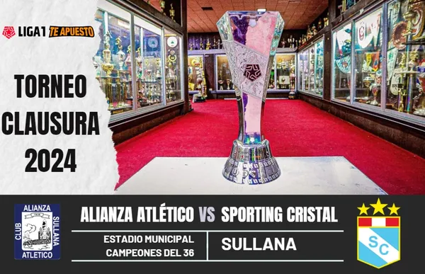 Alianza Atlético vs Sporting Cristal por el Torneo Clausura 2024