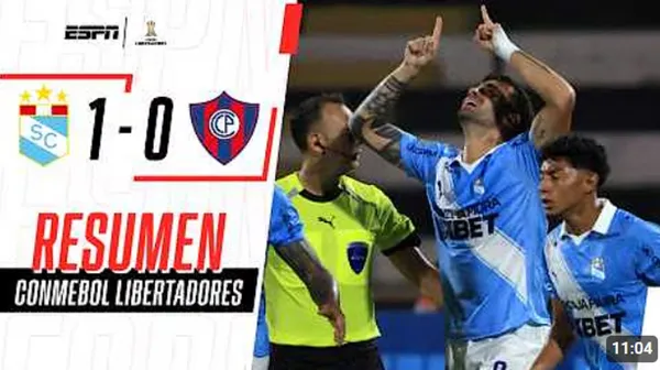 ¡Triunfazo celeste! Sporting Cristal venció a Cerro Porteño por la  Copa Libertadores 2026 – VIDEO