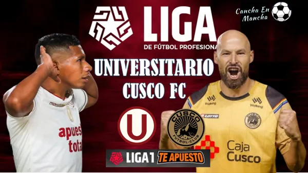Universitario vs. Cusco FC EN VIVO por GOLPERU: horarios y canales para ver el encuentro.