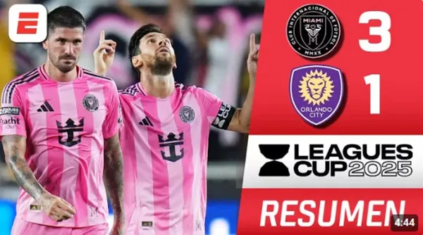 Con doblete de Messi: Inter Miami venció a Orlando City de Gallese por la Leagues Cup 2025 – VIDEO