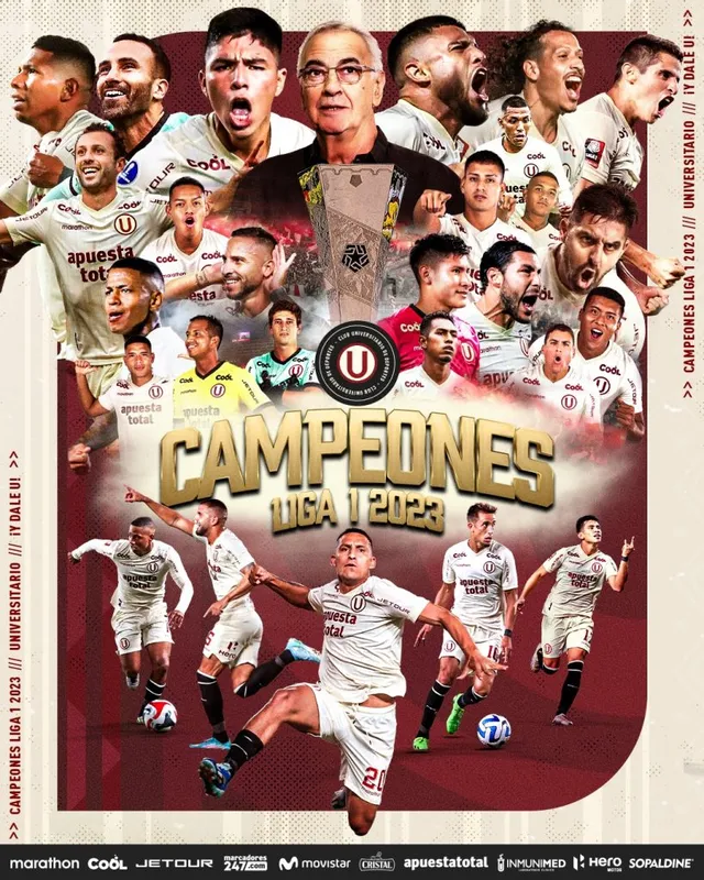 Universitario campeón 2023 &#8211; Fuente: Universitario