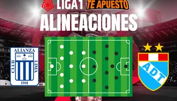 Alineaciones de Alianza Lima y ADT en el debut de Mariano Soso en el Torneo Clausura
