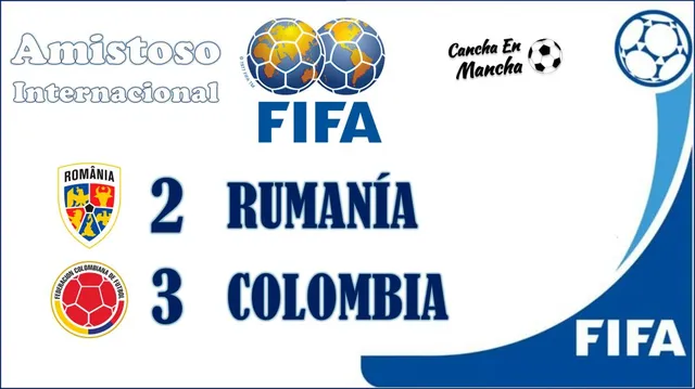 Colombia venció a Rumanía &#8211; Composición: Cancha en Mancha