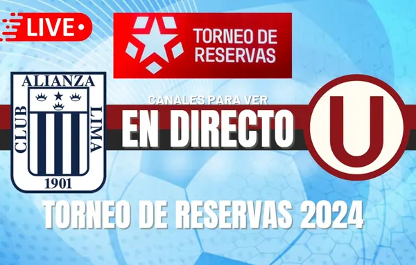 Alianza Lima y Universitario se enfrentaran en el Torneo de Reservas 2024