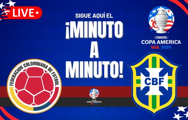 Colombia vs. Brasil EN VIVO y EN DIRECTO: Sigue el minuto a minuto del duelo por Copa América