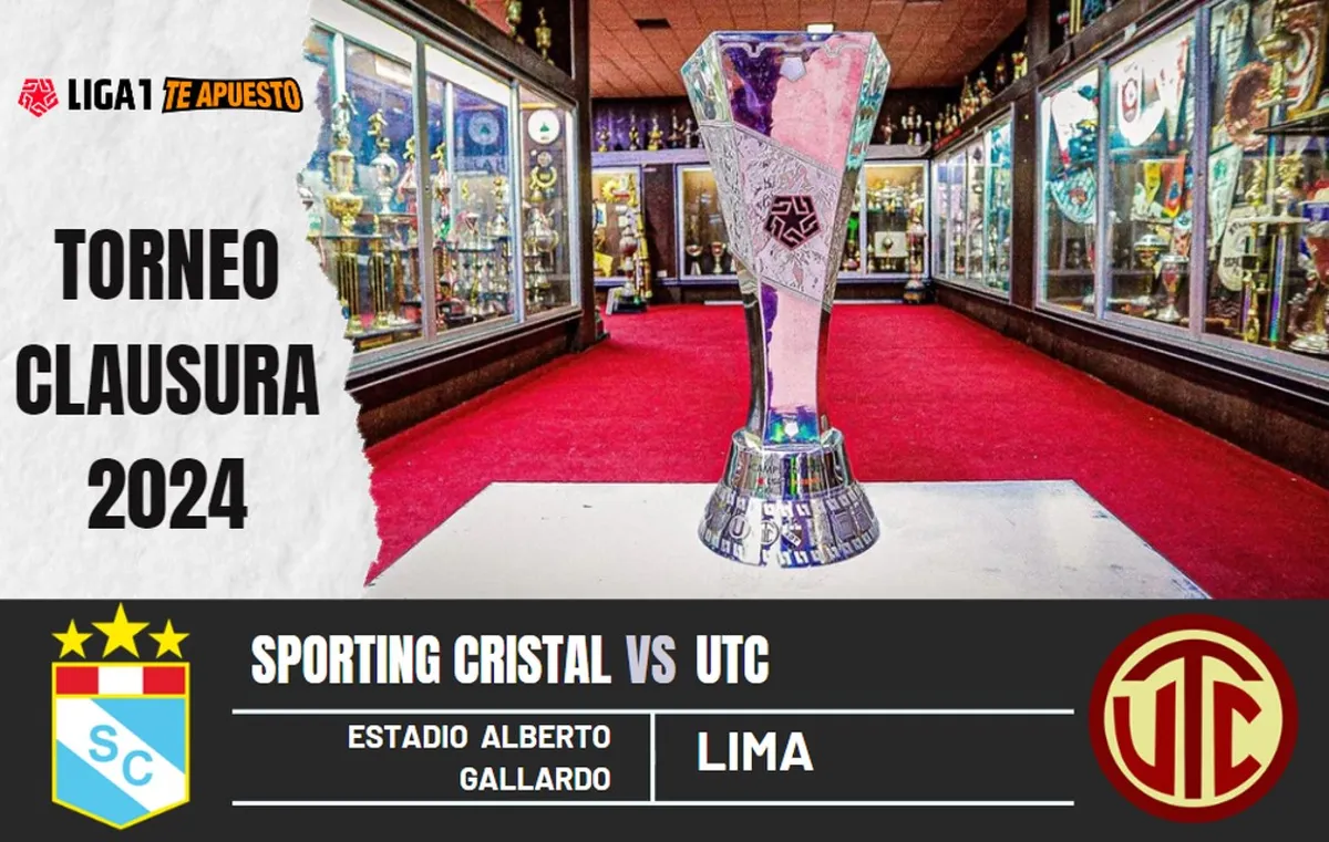 ¿A qué hora juegan Sporting Cristal vs. UTC y dónde ver el encuentro por el Torneo Clausura?