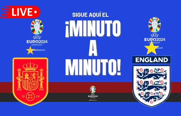 España vs. Inglaterra EN VIVO y EN DIRECTO: Sigue el minuto a minuto de la Gran Final de la Eurocopa 2024