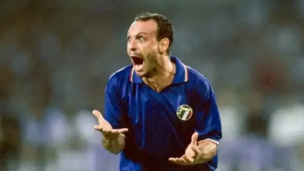 Adiós a un GRANDE: El ‘Toto’ Schillaci, máximo goleador de Italia 90 falleció hoy a los 59 años