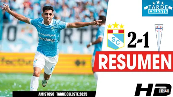 Sporting Cristal venció a la Universidad Católica de Chile en la Tarde Celeste 2025 – VIDEO