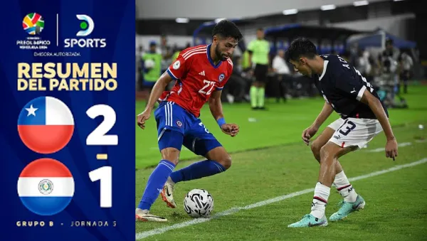 VIDEO RESUMEN: Chile supera a Paraguay 2-1 en un encuentro electrizante del Preolímpico Sub-23