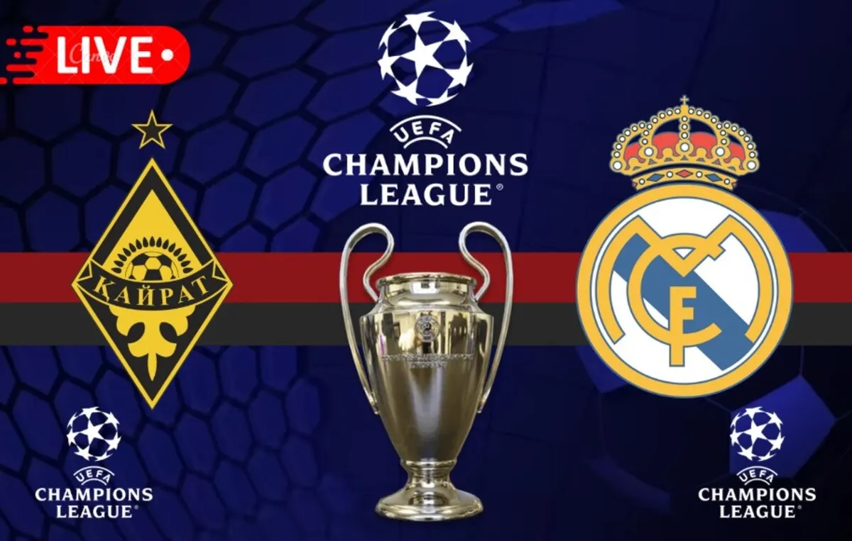 Kairat vs Real Madrid UEFA Champions League 2025/26