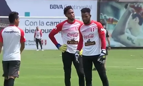 Pedro Gallese Y Carlos C+aceda en la selección peruana