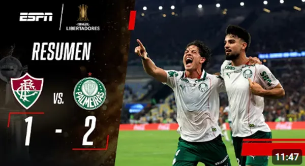 ¡Golpe en el Maracaná! Palmeiras venció a Fluminense en la primera semifinal de la Copa Libertadores 2026 – VIDEO
