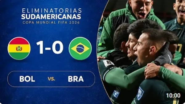 ¡Histórico! Bolivia venció a Brasil en la última fecha y sueña con el Mundial 2026 – VIDEO