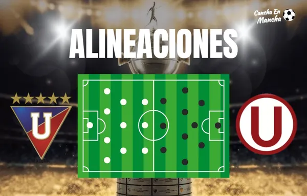 Alineaciones de Universitario y LDU para el choque por Copa Libertadores 2024