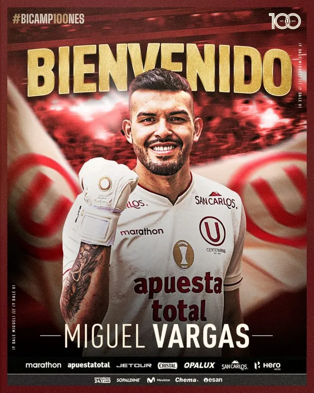 Miguel Vargas &#8211; Foto: Universitario de Deportes