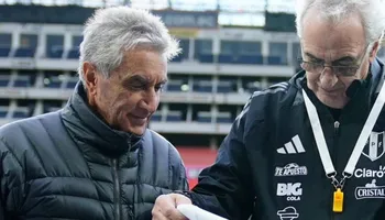 Jorge Fossati y Juan Carlos Oblitas en la selección peruana