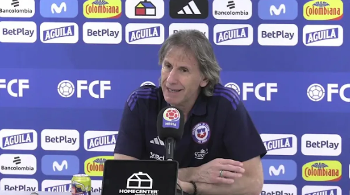 Conferencia de Ricardo Gareca tras partido Chile vs Colombia por eliminatorias 2026