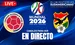 Colombia vs Bolivia Eliminatorias al Mundial 2026