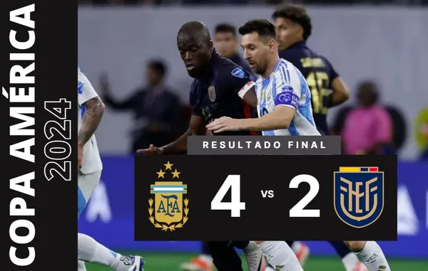 Argentina a semifinales tras vencer a Ecuador en penales por la Copa América – VIDEO